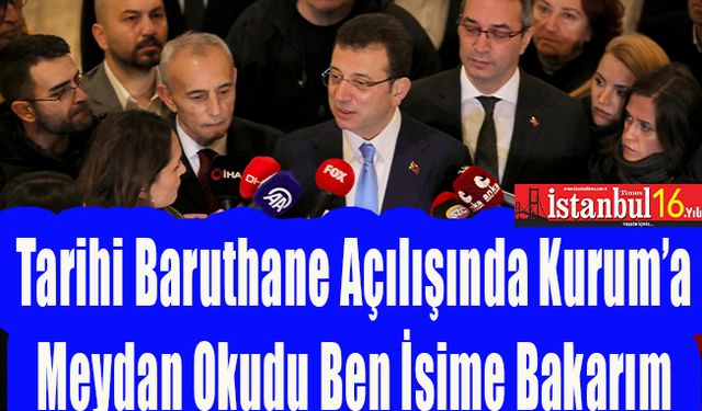 Önceki İBB Yönetimi Dört Asırlık Tarihi Baruthaneyi Kaderine Terk Etmişti