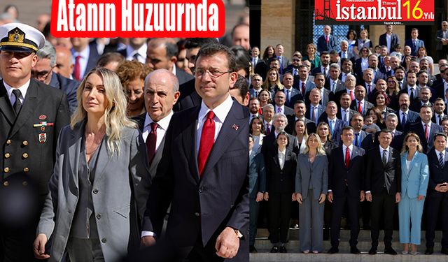 İmamoğlu Ve  CHP’Li 26 İlçe Belediye  Başkanı  ATA’Nın Huzuruna Çıktı