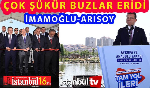 İmamoğlu Ve  Arısoy Halkın Faydası İçin Barıştı