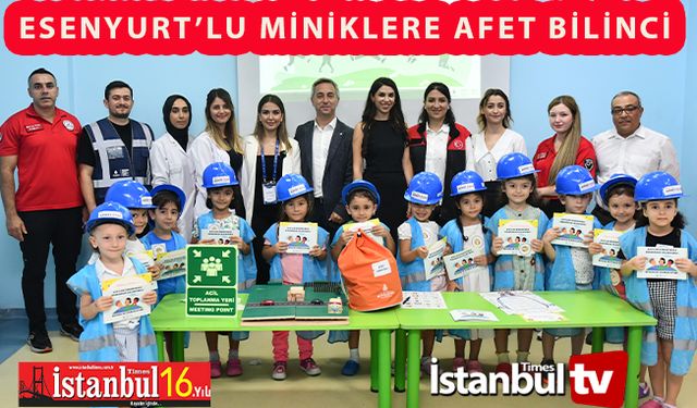 Esenyurt'lu Minikler Afet Eğitimiyle Hem Öğrendi Hem Eğlendi