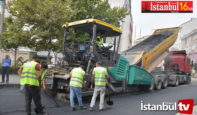 Esenyurt’ta yıllardır bozuk olan yollar yenileniyor !