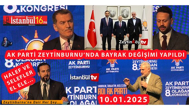 Ak Parti Zeytinburnu İlçe Başkanlığı Artık M. Yalçınkaya' ya Emanet