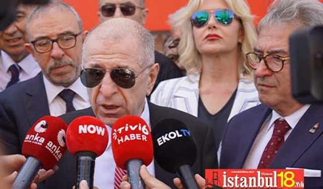Ümit Özdağ Ayağının Tozu İle Basın Açıklaması Yaptı