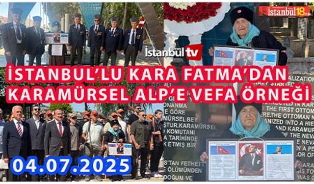 İstanbullu Kara Fatma’dan Kara Mürsel Alp’e Saygı