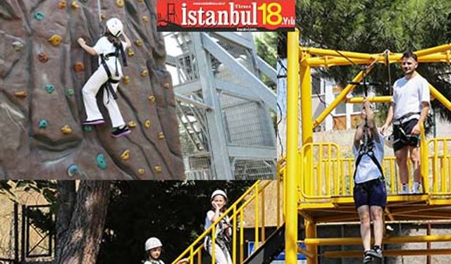 Küçükçekmece Belediyesi Macera Parklarına Ziyaretçi Akını