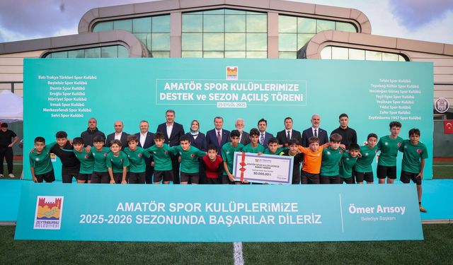 Zeytinburnu’nda Amatör Spor Kulüplerine 1,25 Milyon TL’lik Destek