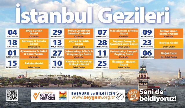 Zeytinburnu Belediyesi İstanbul Gezileri Başlıyor!