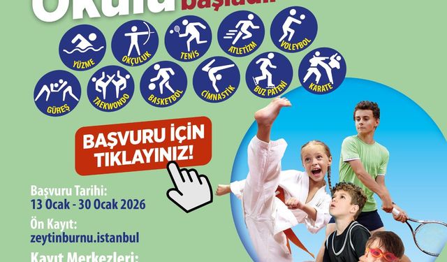 Zeytinburnu’nda Kış Spor Okulu Kayıtları Başladı