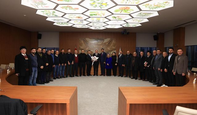 ZEYDEF Başkanı Çakır Ve Yönetiminden İlk Ziyaret Başkan Arısoy’a