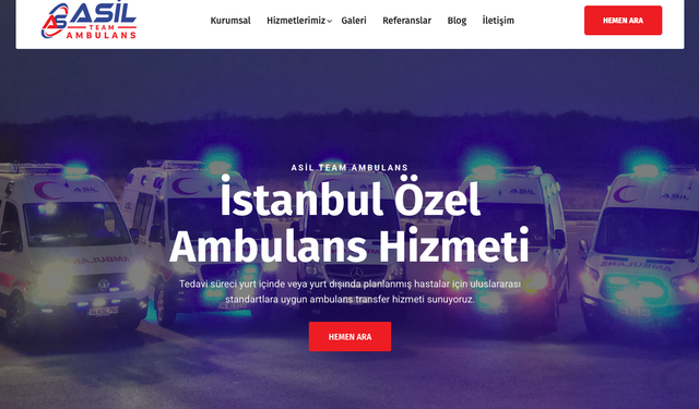 Asil Team Ambulans Hizmetleriyle İstanbul’da Profesyonel Çözümler Üretiyor