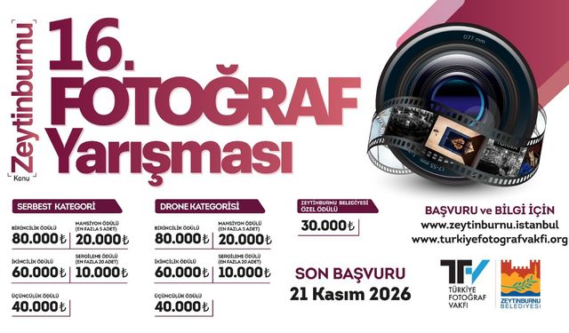 Zeytinburnu 16. Fotoğraf Yarışması Başvuruları Başladı