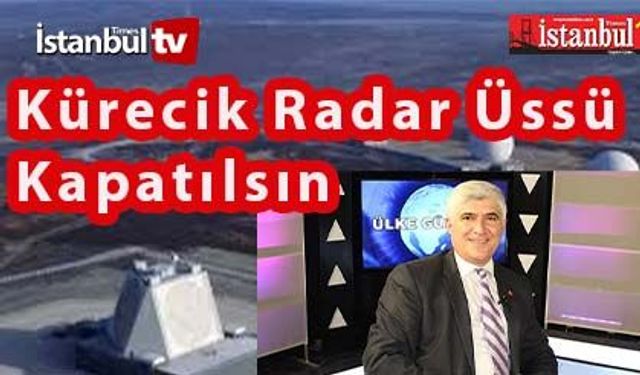 İsrail’e Hizmet Ettiği Söylenen Kürecik Radar Üssü Kapatılsın