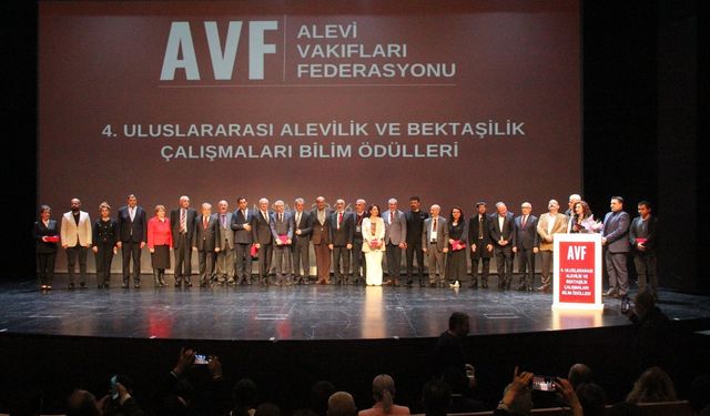 Alevi Vakıfları Federasyonu (AVF), 4. Uluslararası Alevilik ve Bektaşilik Çalışmaları Bilim Ödülleri Töreni yapıldı