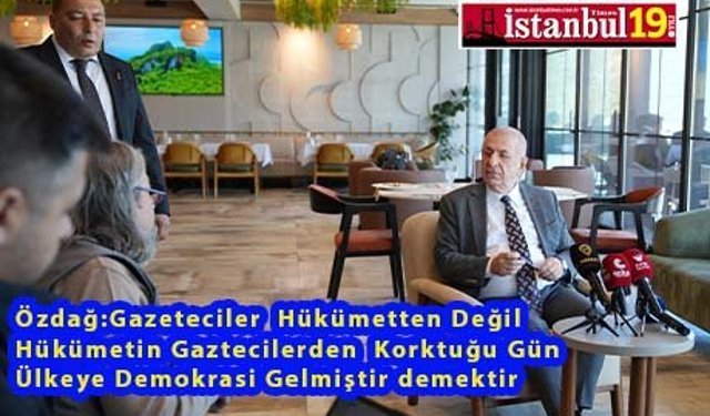 Prof. Özdağ: “Basının İktidardan Korkmadığı Ama İktidarın Basından Koktuğu Bir Türkiye Olmalı”