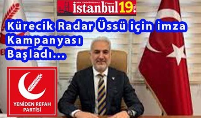 Yeniden Refah Partisinden Hayırlı Bir İş Daha :“Kürecik Radar Üssü Kapatılsın, İsrail’de Hayat Dursun”