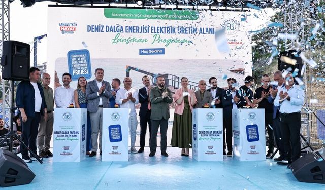 Karadeniz’in Hırçın Dalgaları Arnavutköy’de Enerjiye Dönüştü
