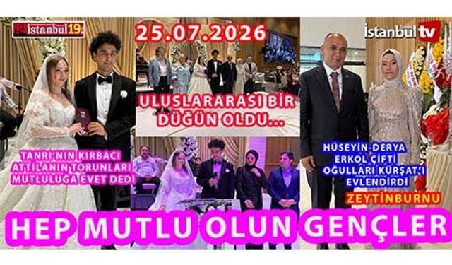 Muhtar Hüseyin Erkol’dan Oğlu Kürşat’a Uluslararası Muhteşem Bir Düğün (VİDEOLU)