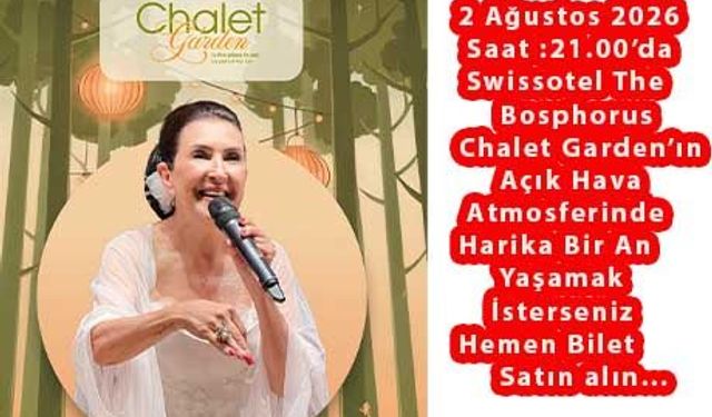 Melihat Gülses, 2 Ağustos’ta Chalet Garden’da Sahne Alacak
