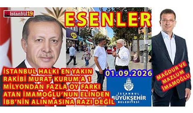 İBB Meclis Üyeleri İçinde Yapılacak Seçim İle  Başkanlık Ak Partiye Geçerse Halk Nedi ?