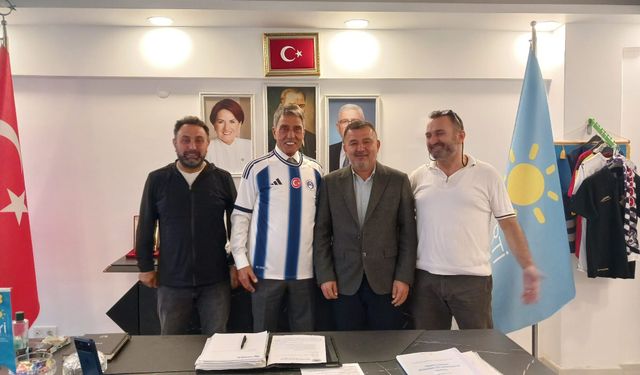 Zeytinburnu Spor Kulübünden İyi Parti İlçe Başkanı Hasan  Hoşben' e Ziyaret