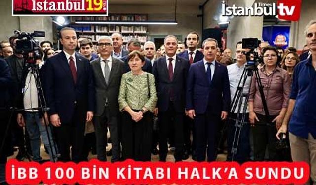 İmamoğlu'nun Mesai Arkadaşları Tarih Yazmaya Devam Ediyor,100 Binden Fazla Kitap Halkın Emrinde