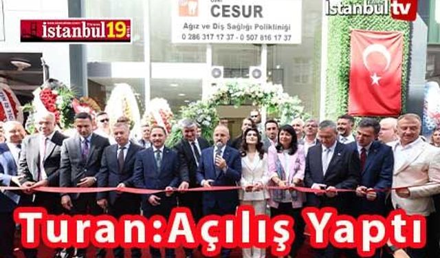 Bakan Yardımcısı Turan Çanakkale'de iki açılışa katıldı: "Çalışınca oluyor, üretince oluyor