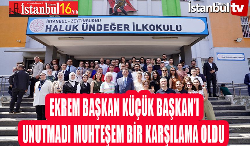 Zeytinburnu'lu 23 Nisan İBB  Başkanı'ndan İmamoğlu'na Sürpriz  Doğum Günü