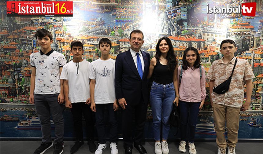 İmamoğlu; İBB Başakşehir Akşemsettin Ortaokulu Öğrencilerini Ağırladı