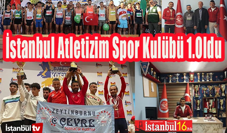 İstanbul Atletizim  Spor Kulübü Başarıya Doymuyor