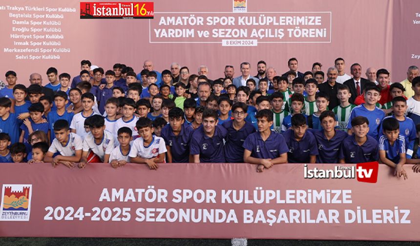 Zeytinburnu’ndaki Amatör Futbol Kulüplerine Nakit Desteği Devam Ediyor