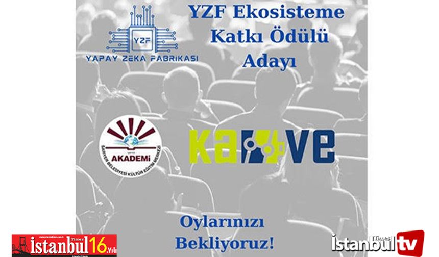 Sarıyer Akademi, Yapay Zekâ Fabrikası'nın Ekosisteme Katkı Ödülü'ne Aday Oldu