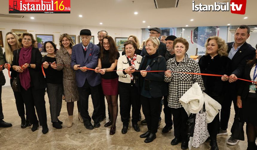 Sarıyer'de Kültür Sanat' da Eksik Olmuyor “Boğaziçi Ressamları” Sergisi Açıldı