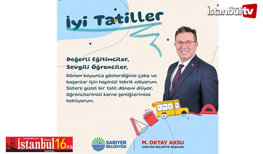 Sarıyer’De Öğrenciler Yarıyıl Tatilini Dolu Dolu Geçirecek