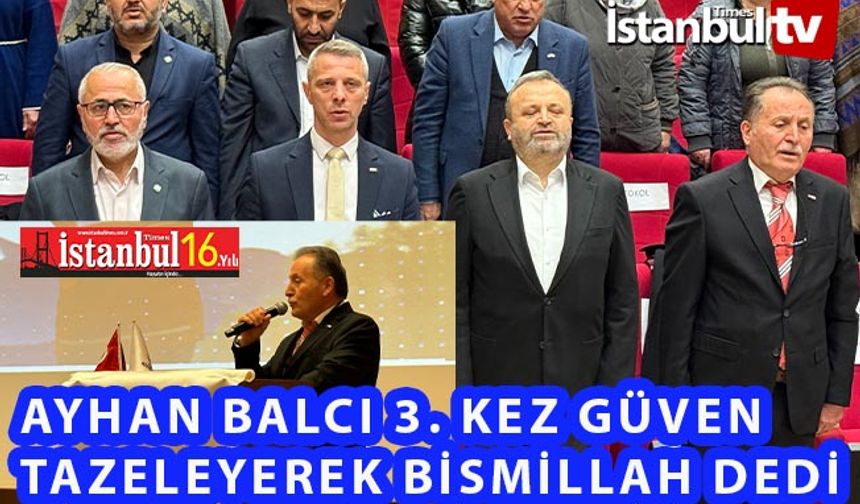 Türk Kızılayı Zeytinburnu Şubesi 3.Kez Ayhan Balcı’Ya Güven Tazeledi….