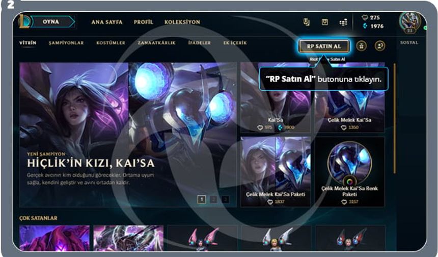 League OF Legends RP Satın Alma Sitesi