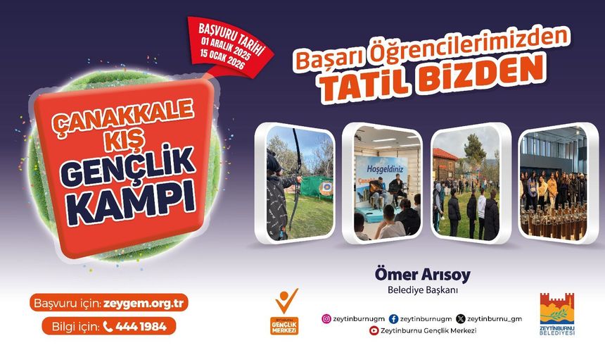 Gençler Haydi Ücretsiz Kamp’ a