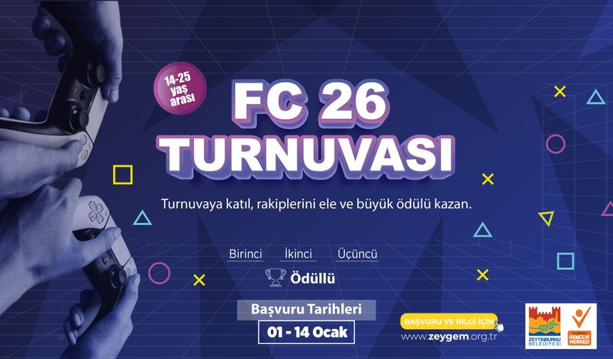 Zeytinburnu Gençlik Merkezi’nde FC 26 Heyecanı: Başvurular 1 Ocak’ta Başlıyor