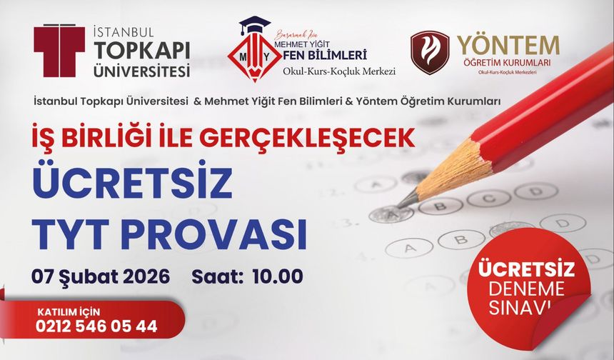 My Fen Bilimleri Ve İstanbul Topkapı Üniversitesinden Gençlere Müjde