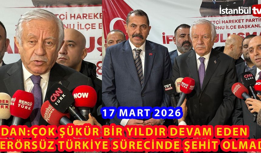 TBMM Başkan Vekili Celal Adan İftar Çadırında Gündemi Değerlendirdi….(VİDELOLU)