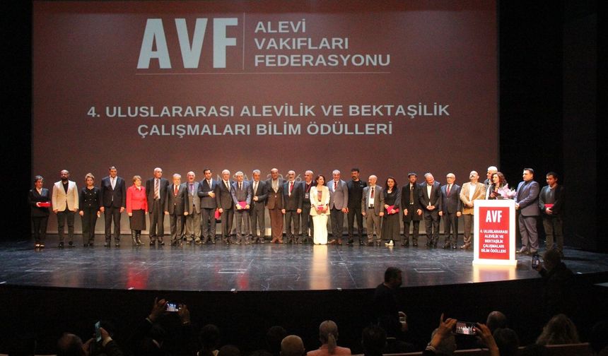 Alevi Vakıfları Federasyonu (AVF), 4. Uluslararası Alevilik ve Bektaşilik Çalışmaları Bilim Ödülleri Töreni yapıldı