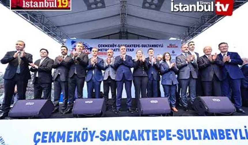 Çekmeköy - Sancaktepe -Sultanbeyli Metro Hattı 2. Etap Törenle Açıldı