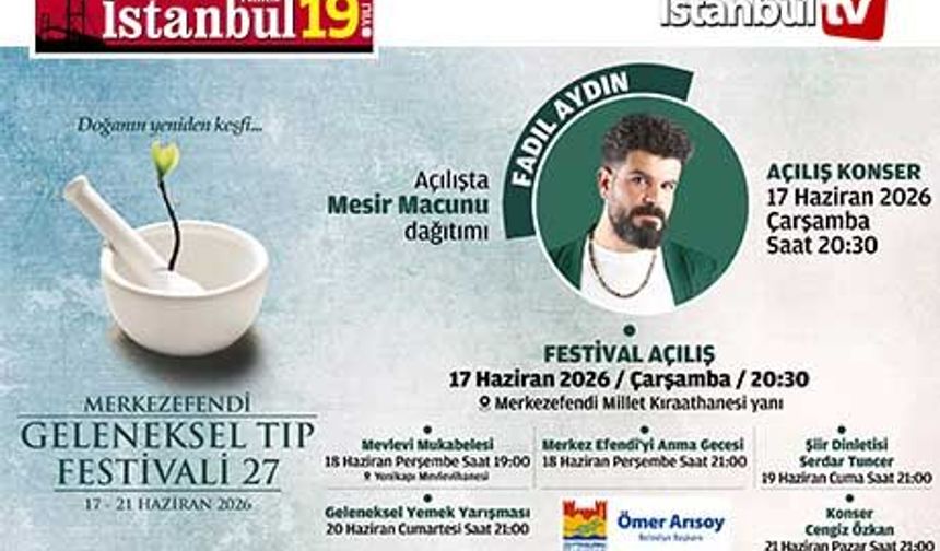 27 Yıldır Değişmeyen Gelenek Merkezefendi Geleneksel Tıp Festivali Başlıyor