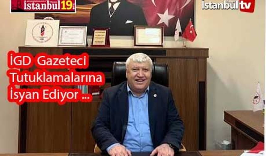 İstanbul Gazeteciler Derneği (İGD) Meslektaşlarının Tutuklanmasına İsyan Etti