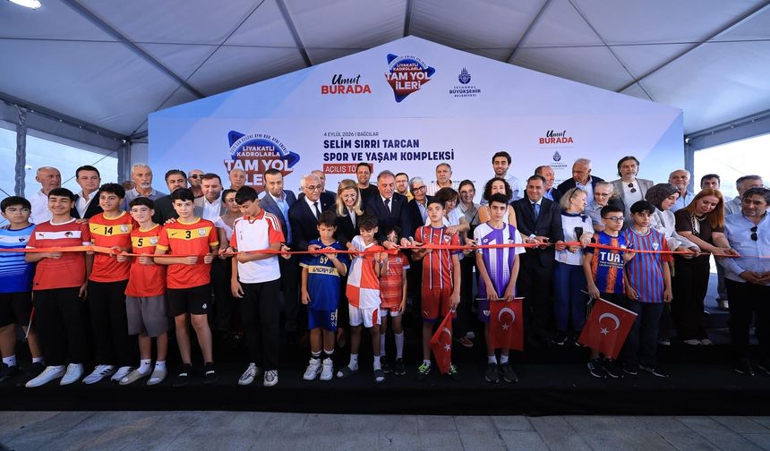 İBB Ayrım Yapmadan Yatırım Yapmaya Devam Ediyor,Bağcılara Selim Sırrı Tarcan Spor Ve Yaşam Kompleksi Hayırlı Olsun