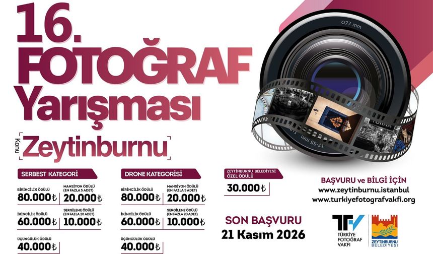 16. Zeytinburnu Fotoğraf Yarışması’na Başvuru İçin Süre Daralıyor