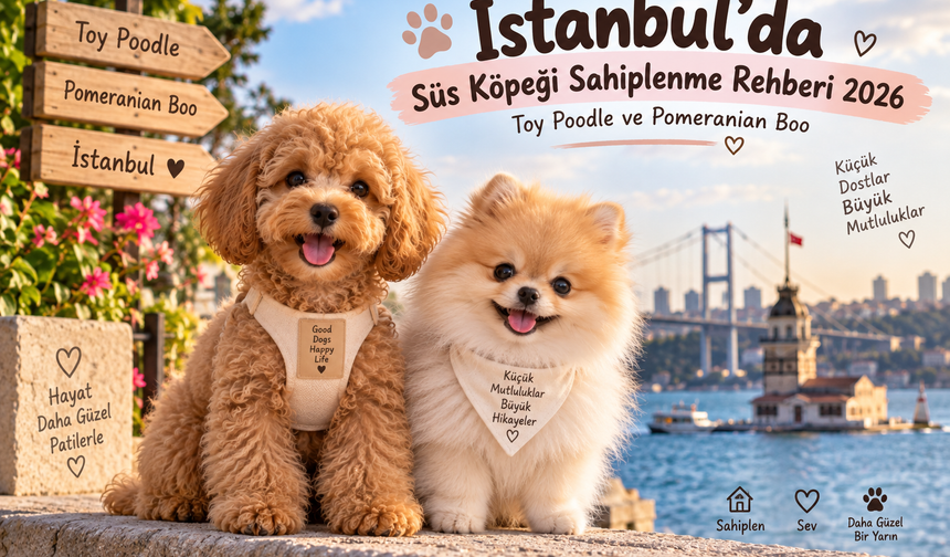 İstanbul’da Süs Köpeği Sahiplenme Rehberi 2026: Toy Poodle ve Pomeranian Boo