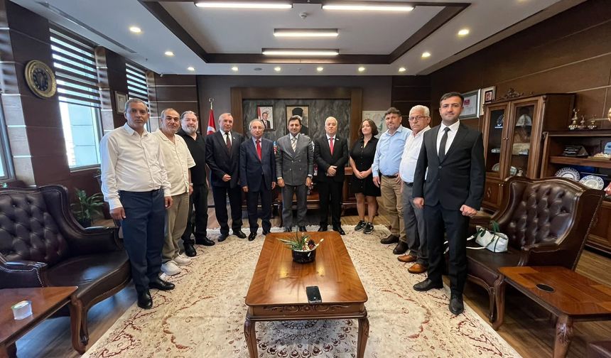 CHP İlçe Bakanı Akdağ’ dan Kaymakam Uslu’ya Ziyaret
