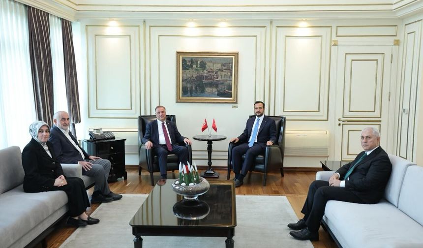 Abdullah Özdemir’den Nuri Aslan’a taziye ziyareti