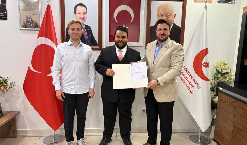 YRP’ De Bayrak değişimi :Orhan Bayram’dan Av. Furkan Talha Demirtaş’a geçti
