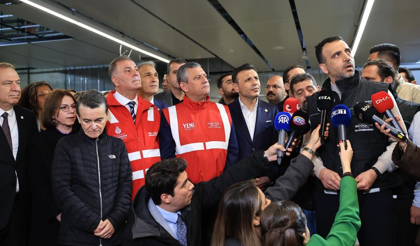 İBB' den Metro Atağı Özgür Özel Ve Nuri Aslan Test Sürüşü Yaptı Açılış 19 Aralıkta